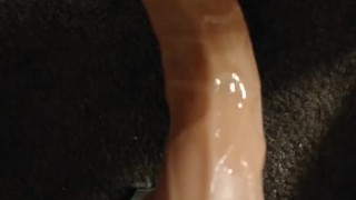 Tight Tranny Rides Dildo