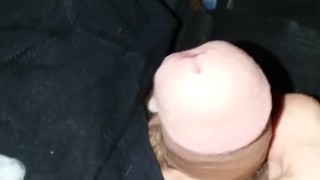 Using my underwear to jack off. Finishing myself after watching pornhub.