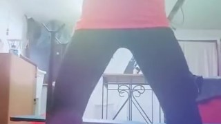 Working out hard