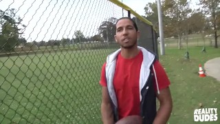 Reality Dudes - Black amateur hunk Mikey takes a big dick