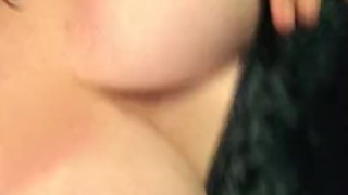 slapping around my big tits