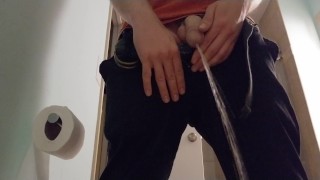 Desperate to pee after long drive home