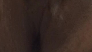 Ebony Milf Closeup Trying To Rub One Out Again
