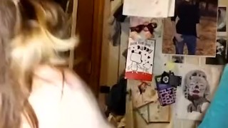 Smoking fetish sexy red lip flannel & pack play tease virginia slim 120