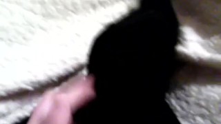 Asmr my feet with black stockings