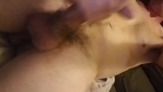 Close up jerk and cum