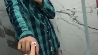 Caught around in a bathroom 