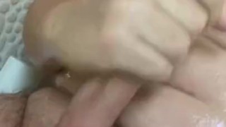 Chubby straight guy wanking in shower! | StraightGuy1996