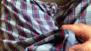 Peeing and Masturbating in my Bed Pants