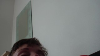 Licking and petting with my photo casting agent