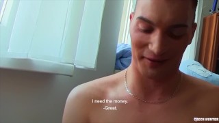  CZECH HUNTER 432 - Buff Stud Enjoys Getting Bareback Drilled & A Load On His Face