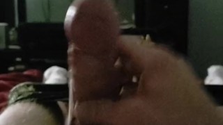 9 inch white Male gets a nut out