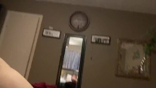 Sissy Husband Wearing My Lingerie Pantyhose