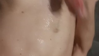 Cum on self after self pissing