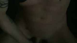 Hot teen boy massage himself before his family comes in...