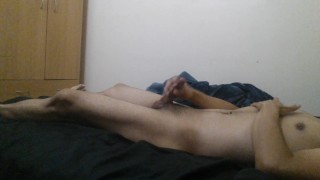 Solo Asian Guy Having Fun