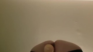 Horny Daddy Jackal fucks himself hard with dildo