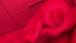 Chubby straight guy wanking in bedroom | StraightGuy1996