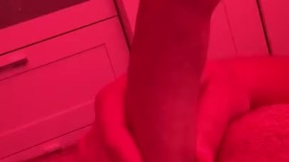 Chubby straight guy wanking in bedroom | StraightGuy1996