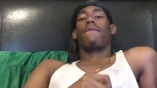 At home strokin my bbc