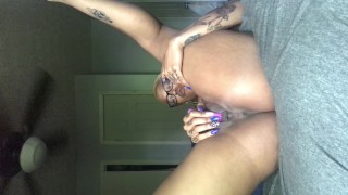 Using my bullet to make my pussy quiver