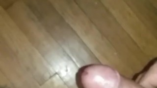 Jerking off with cum