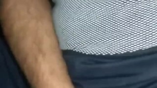 Jerking off with cum