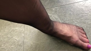 My sexy feet, stockings and pussy
