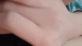 pull my panties to the side and please myself