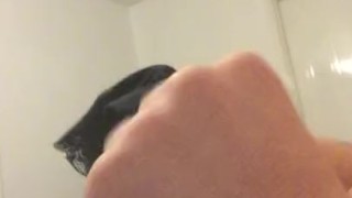 Cum in GFs Black Panties
