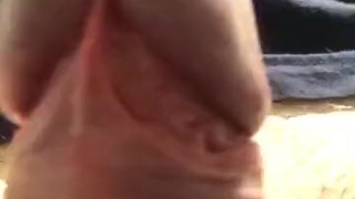 Close up erection