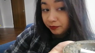 Miss Dee Nicotine Fetish Smoking for Her Fans #06