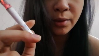 Miss Dee Nicotine Fetish Smoking for Her Fans #08