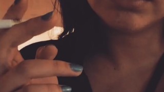 Miss Dee Nicotine Fetish Smoking for Her Fans #14