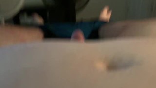 Chunky Guy Jerking and Cumming