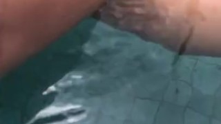 I Welcomed Him To Paradise With A Blowjob In The Pool