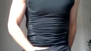 Cumming in my lycra running tights after a hot sweaty run