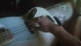 teen gets strummed and slapped