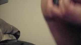 More of me Shoving a black dildo up my hole