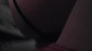 More of me Shoving a black dildo up my hole