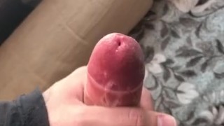 Russian boy jerking off in front of the window