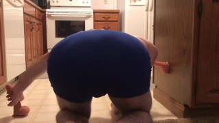 Twink gets dildos from both ends