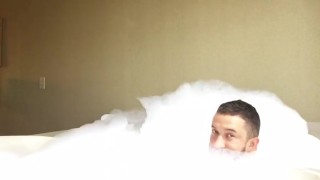 Lawrence London in the bath