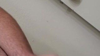 Jerking off after work