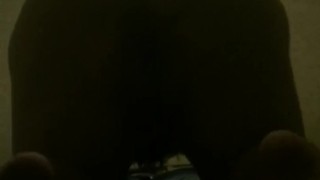 Slow motion ass bed bouncing