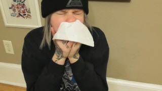 Very Snotty Noseblowing