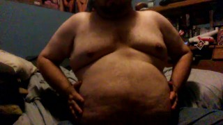  chug after whole med pizza