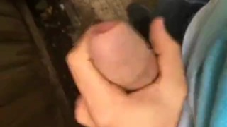 Solo male in public