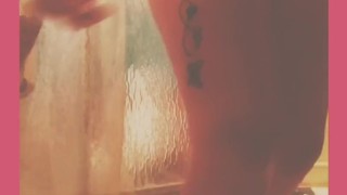 Recording my self in the shower for my sexy ass husband
