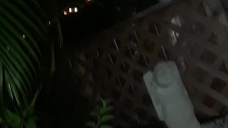 Bella_slutwife outdoor husband peeing